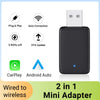 2025 2-in-1 Wireless CarPlay & Android Auto Adapter - TeleWorld Online