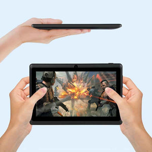 ATMPC 7" Android 14 Tablet - 4GB RAM, 32GB ROM, Quad-Core Processor, 3500mAh Battery, Wi-Fi 6, 200MP Camera, IPS Display, 1024x600 Resolution, USB OTG Support, 7" Tablet for Android, Android Tablet | Modern Tablet Design | US