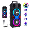 5000W Portable Speaker with Microphone - 16.51 cm Heavy Bass Party Speaker - TeleWorld