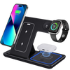 30W Wireless Charger Stand 3 in 1 Foldable Charging Station for iPhone