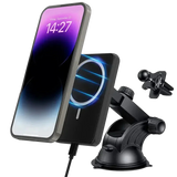 30W Magnetic Car Wireless Charger - Fast Charging for iPhone